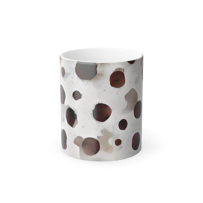 02 Liver Brown Dots Color-Changing Mug