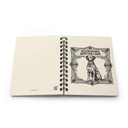 Distinguished Spotted Lady - Spiral Journal - Ivory
