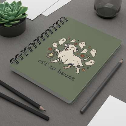 Off To Haunt - Spiral Journal - Moos