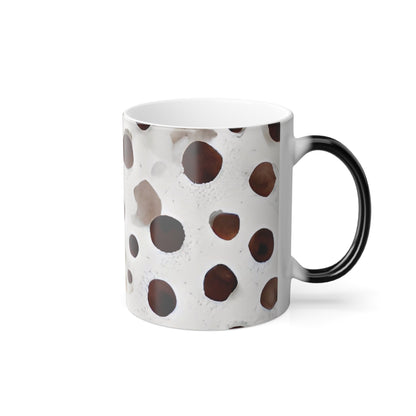 02 Liver Brown Dots Color-Changing Mug