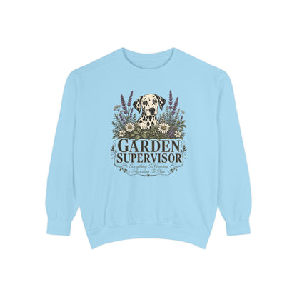 Garden Supervisor - Comfort Colors 1566 Crewneck Sweatshirt