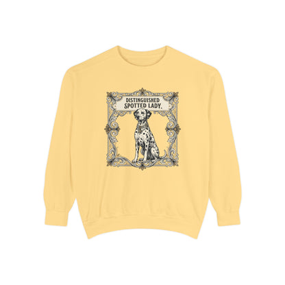 Distinguished Spotted Lady - Comfort Colors 1566 Crewneck Sweatshirt