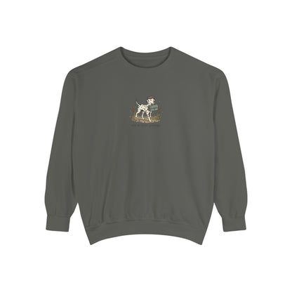 Off To Visit Grandpa - Comfort Colors 1566 Crewneck Sweatshirt