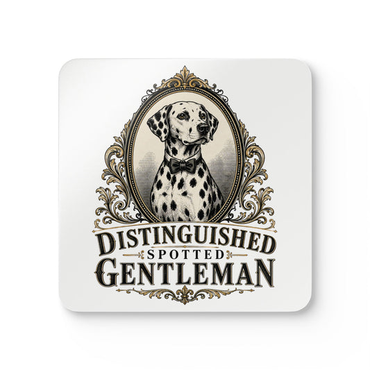 Distinguished Spotted Gentleman - Corkwood Coaster Set