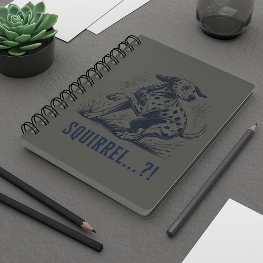 Squirrel Alarm - Spiral Journal - Pepper