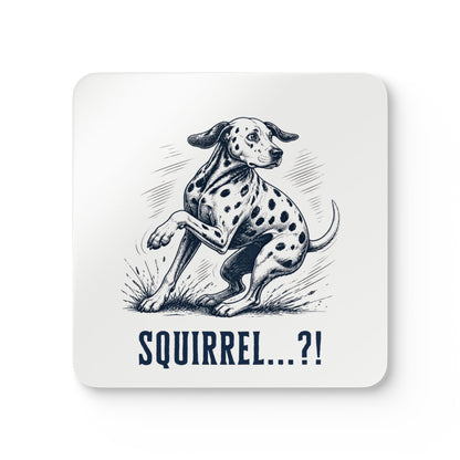 Squirrel Alarm - Corkwood Coaster Set