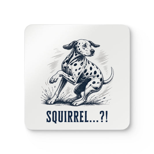Squirrel Alarm - Corkwood Coaster Set