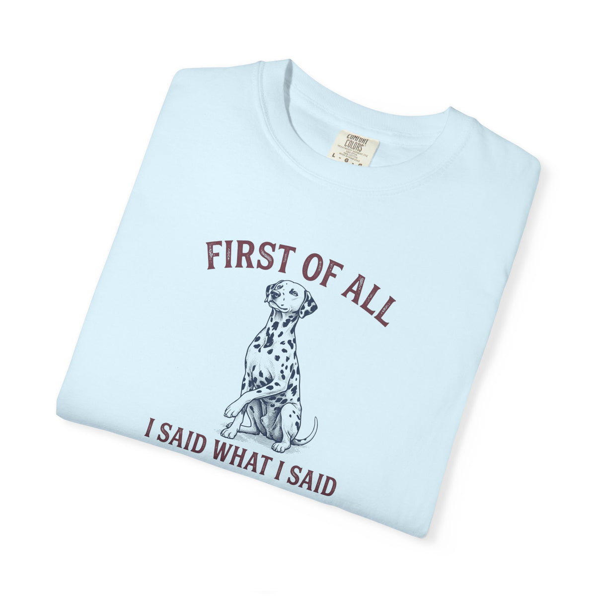 First of All I Said What I Said - Comfort Color 1717 T-Shirt