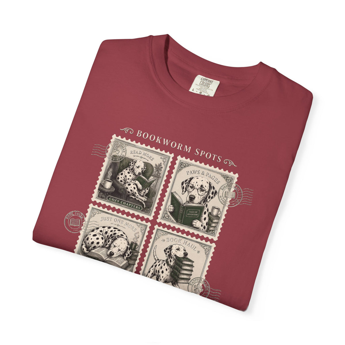 Bookworm Spots Comfort Color 1717 T-Shirt