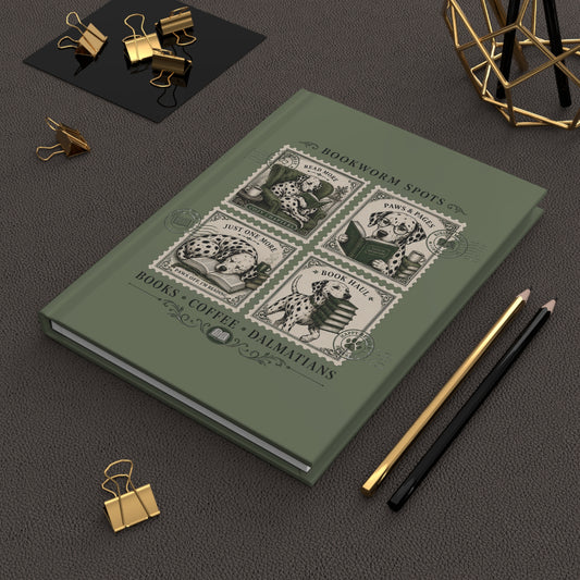Bookworm Spots - Hardcover Journal - Moos