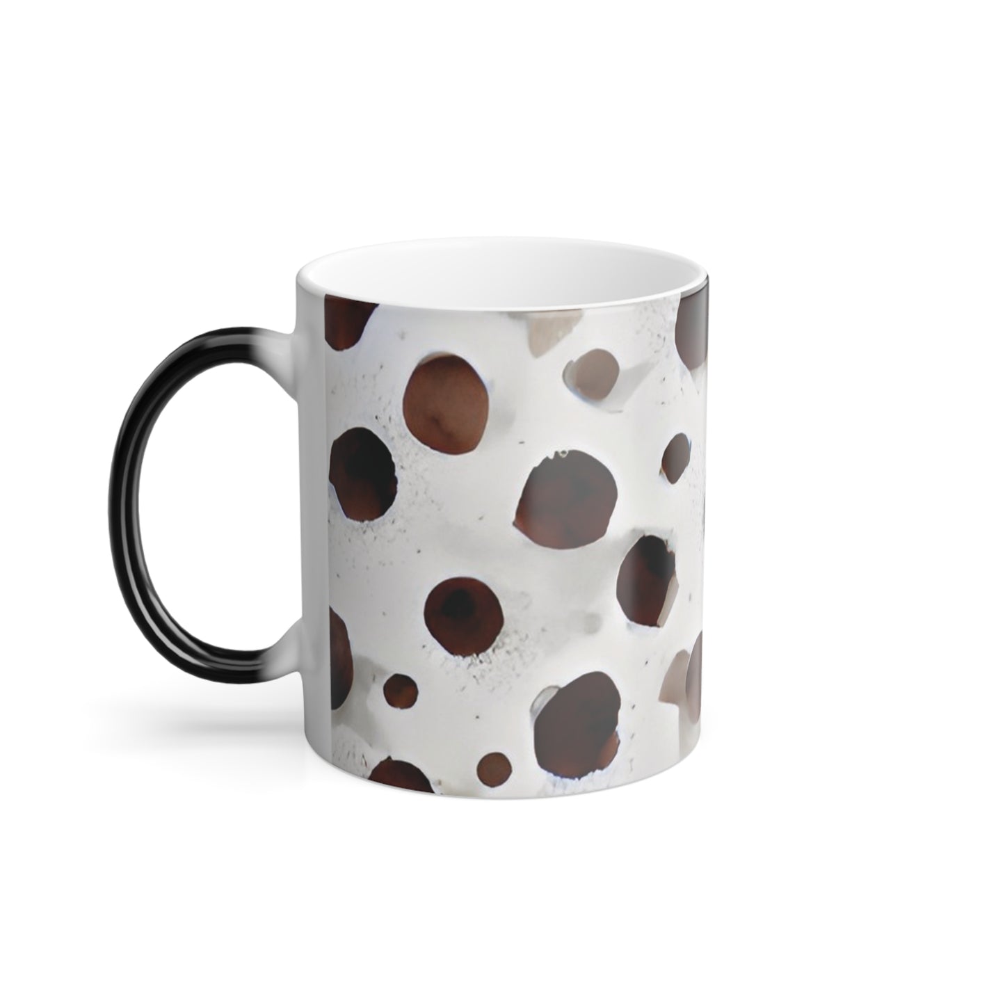 02 Liver Brown Dots Color-Changing Mug