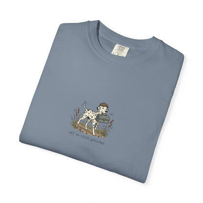 Off To Visit Grandpa - Comfort Color 1717 T-Shirt