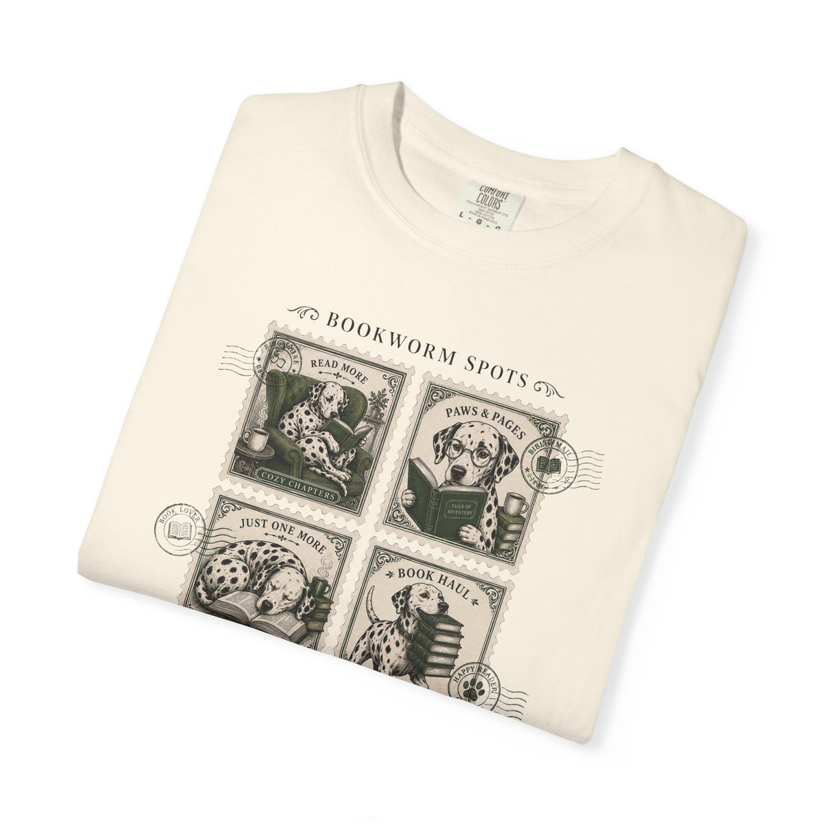 Bookworm Spots Comfort Color 1717 T-Shirt