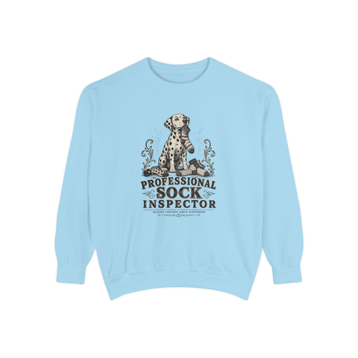 Professional Sock Inspector - Comfort Colors 1566 Crewneck Sweatshirt