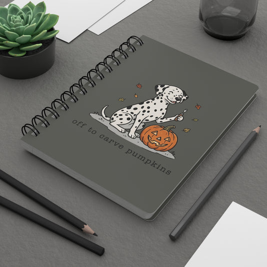 Off To Carve Pumpkins - Spiral Journal - Pepper