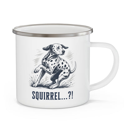 Squirrel Alarm - Enamel Mug 12oz