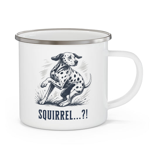 Squirrel Alarm - Enamel Mug 12oz