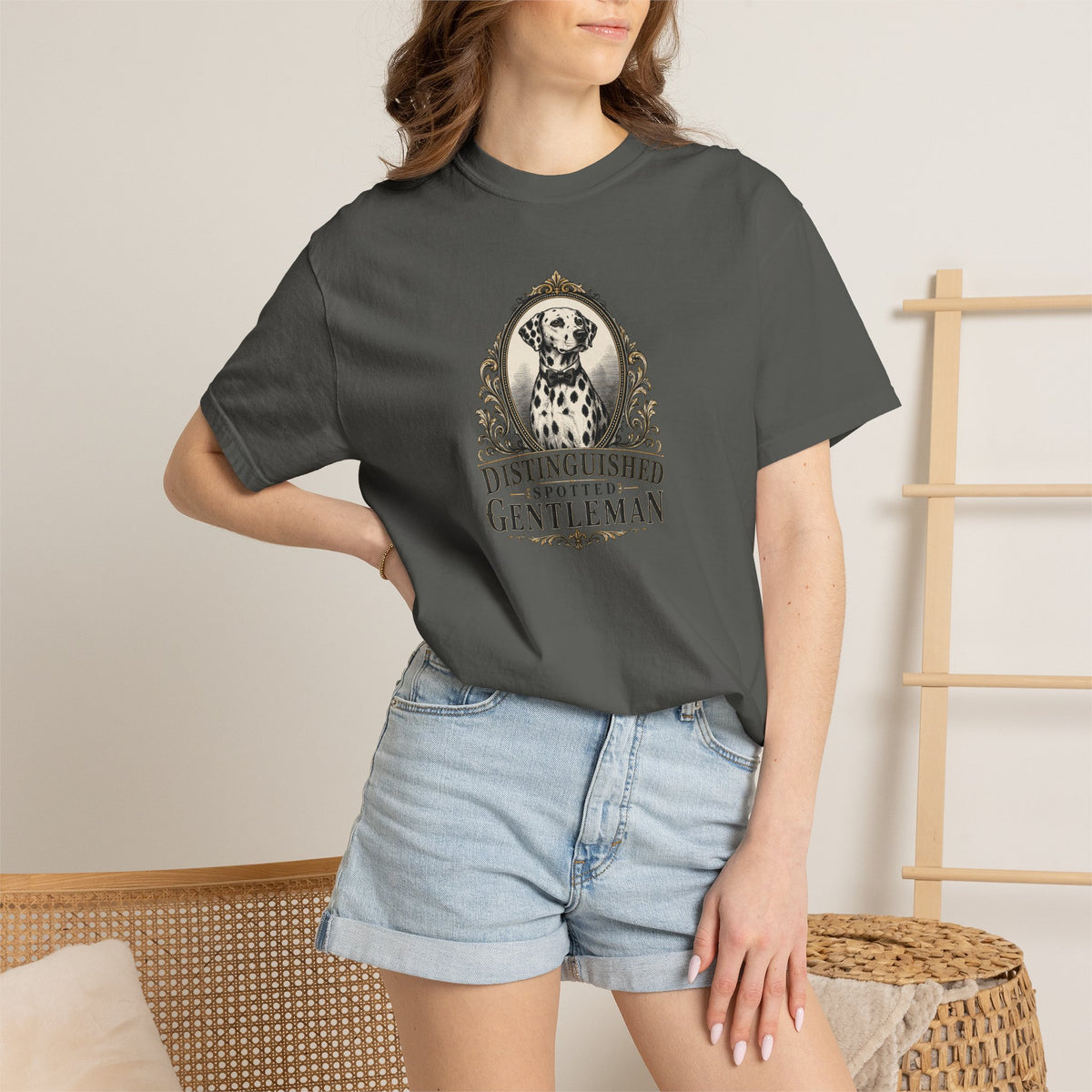 Distinguished Spotted Gentleman - Comfort Color 1717 T-Shirt