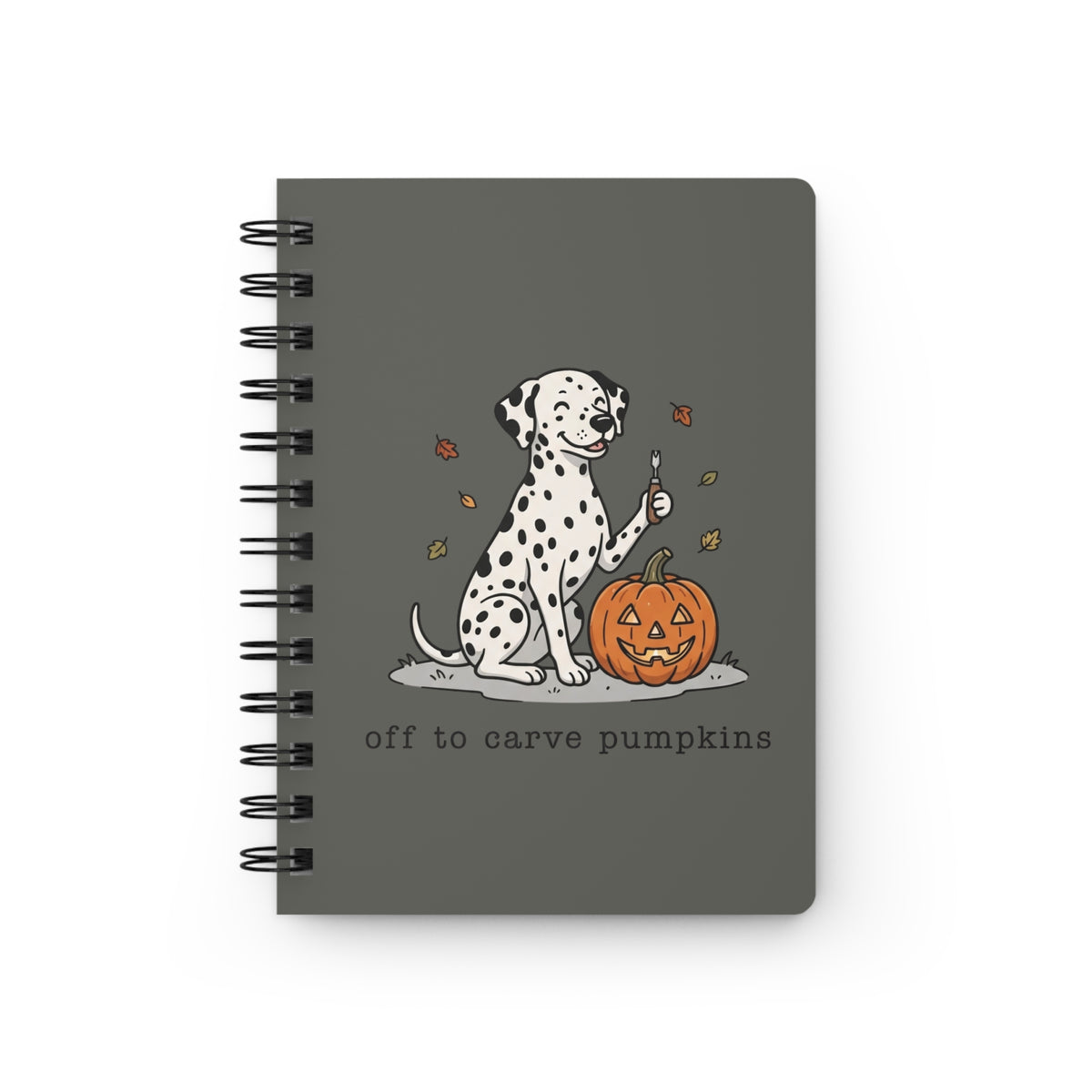 Off To Carve Pumpkins - Spiral Journal - Pepper