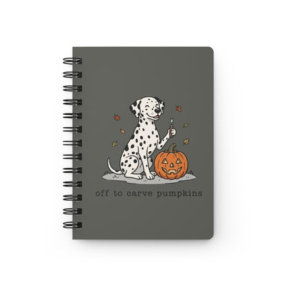Off To Carve Pumpkins - Spiral Journal - Pepper