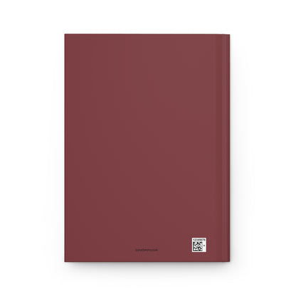 Bookworm Spots - Hardcover Journal - Chili