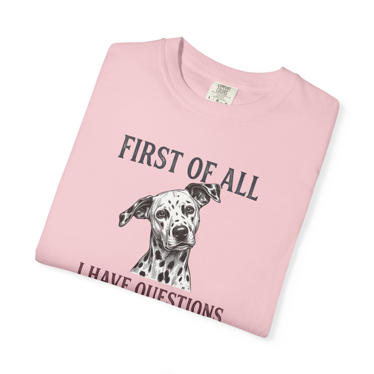 First Of All I Have Questions - Comfort Color 1717 T-Shirt