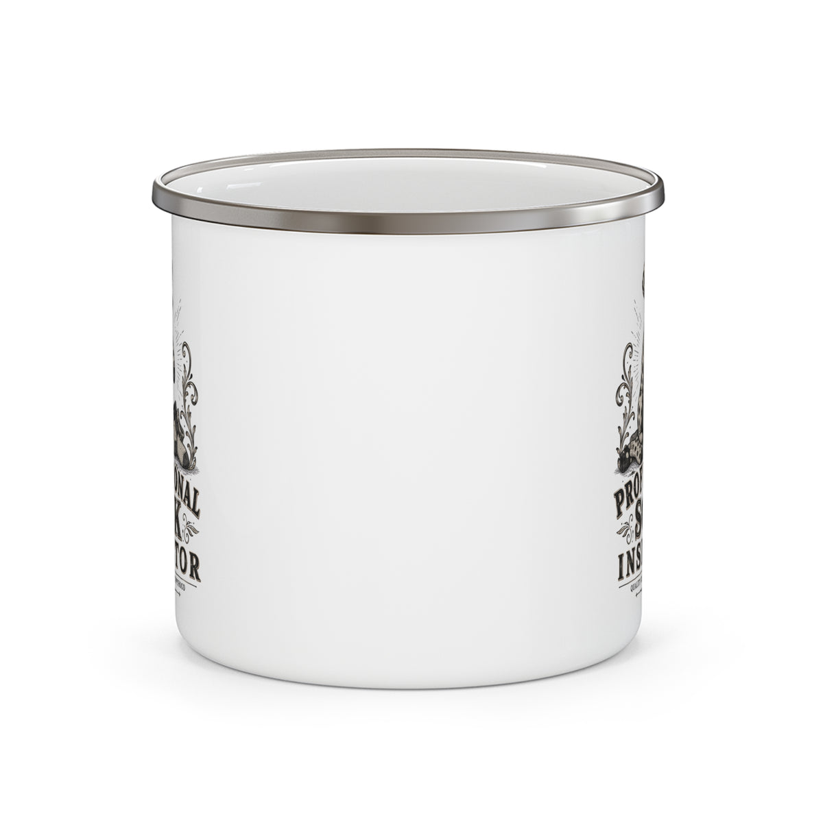 Professional Sock Inspector - Enamel Mug 12oz