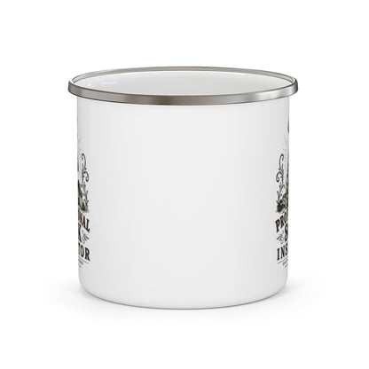 Professional Sock Inspector - Enamel Mug 12oz