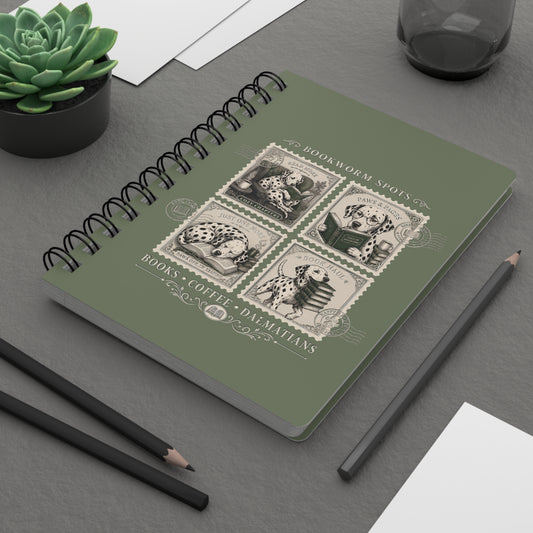 Bookworm Spots - Spiral Journal - Moos