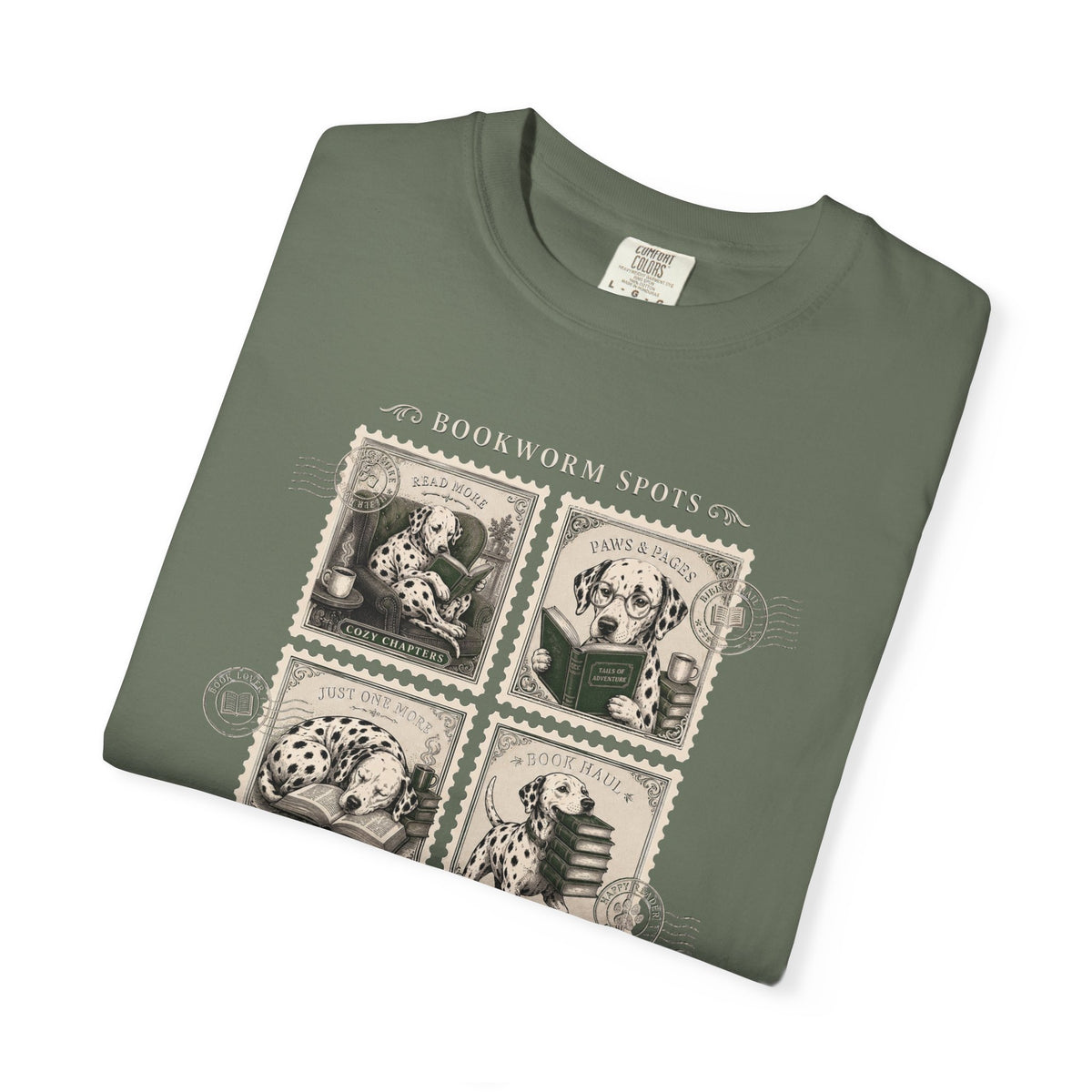 Bookworm Spots Comfort Color 1717 T-Shirt