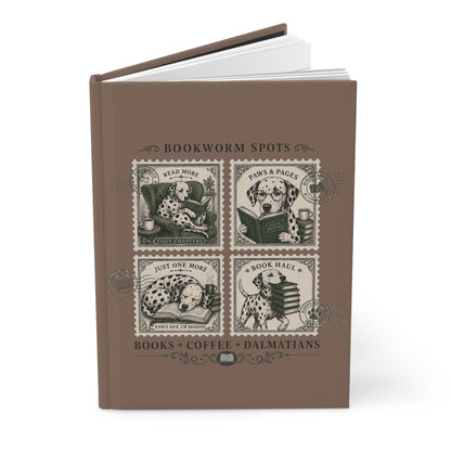Bookworm Spots - Hardcover Journal - Espresso