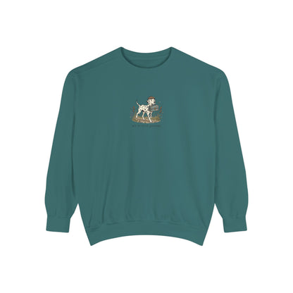 Off To Visit Grandpa - Comfort Colors 1566 Crewneck Sweatshirt