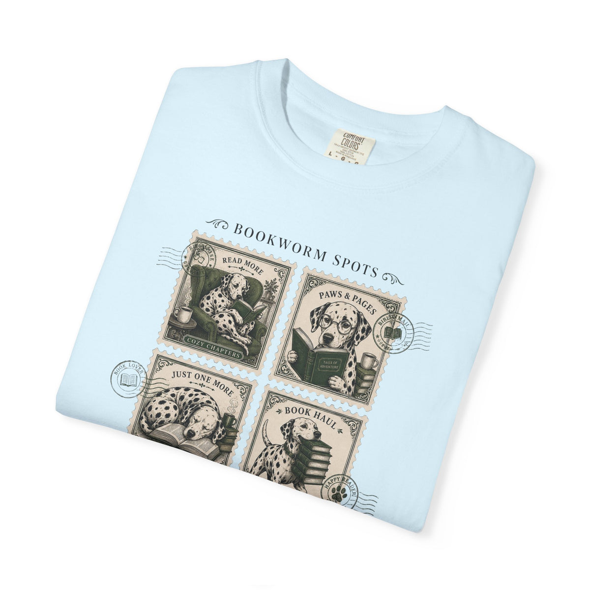 Bookworm Spots Comfort Color 1717 T-Shirt