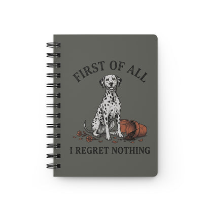 First of All I Regret Nothing - Spiral Journal - Pepper