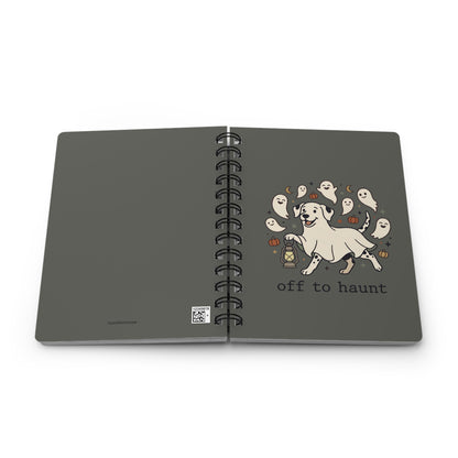 Off To Haunt - Spiral Journal - Pepper