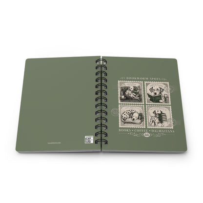 Bookworm Spots - Spiral Journal - Moos