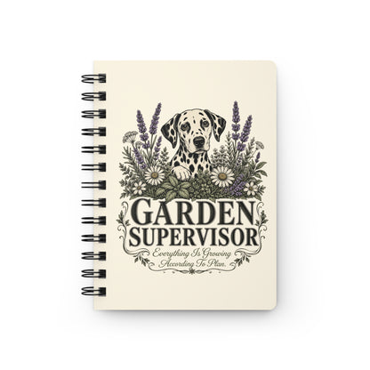 Garden Supervisor - Spiral Journal - Ivory