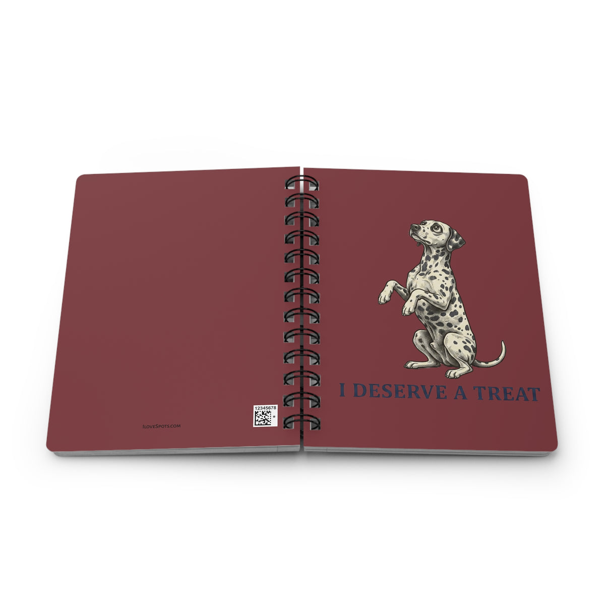 I Deserve A Treat - Spiral Journal - Chili