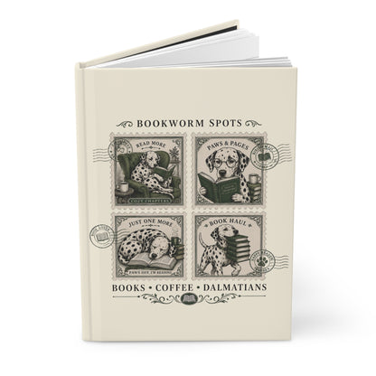 Bookworm Spots - Hardcover Journal - Ivory
