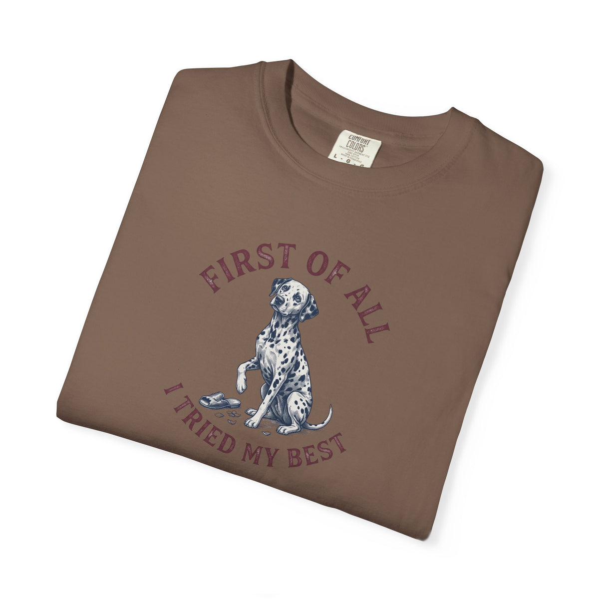 First Of All I Tried My Best - Comfort Color 1717 T-Shirt