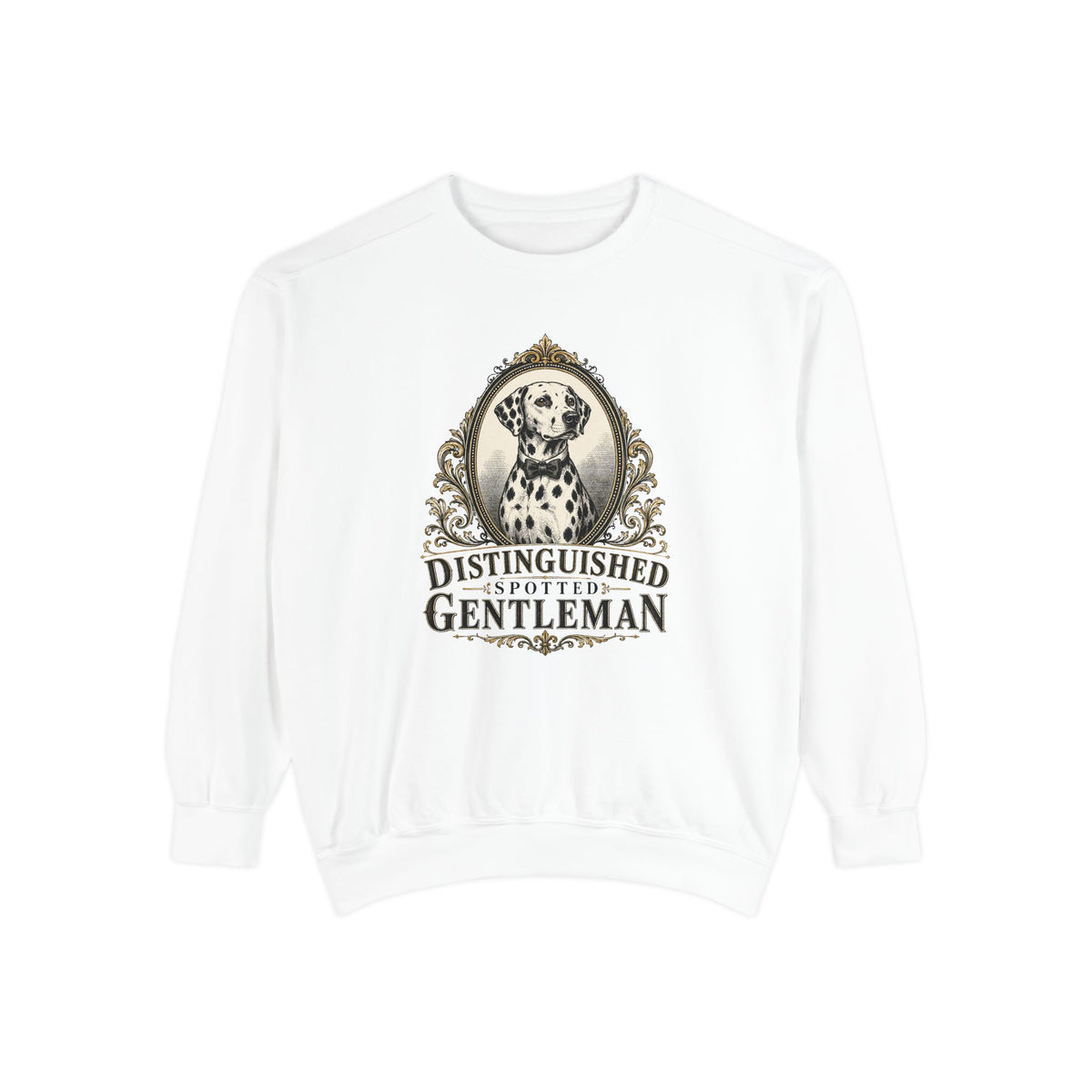 Distinguished Spotted Gentleman - Comfort Colors 1566 Crewneck Sweatshirt