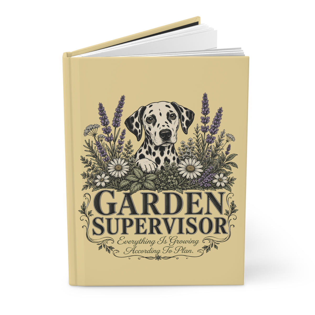 Garden Supervisor - Hardcover Journal - Butter