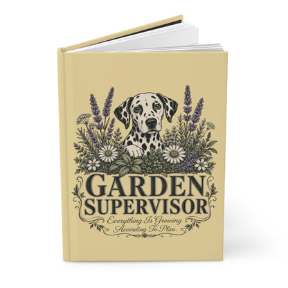 Garden Supervisor - Hardcover Journal - Butter