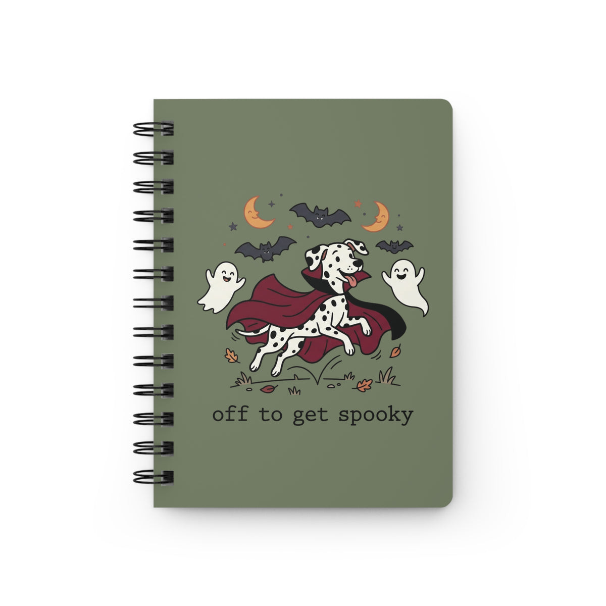 Off To Get Spooky - Spiral Journal - Moos
