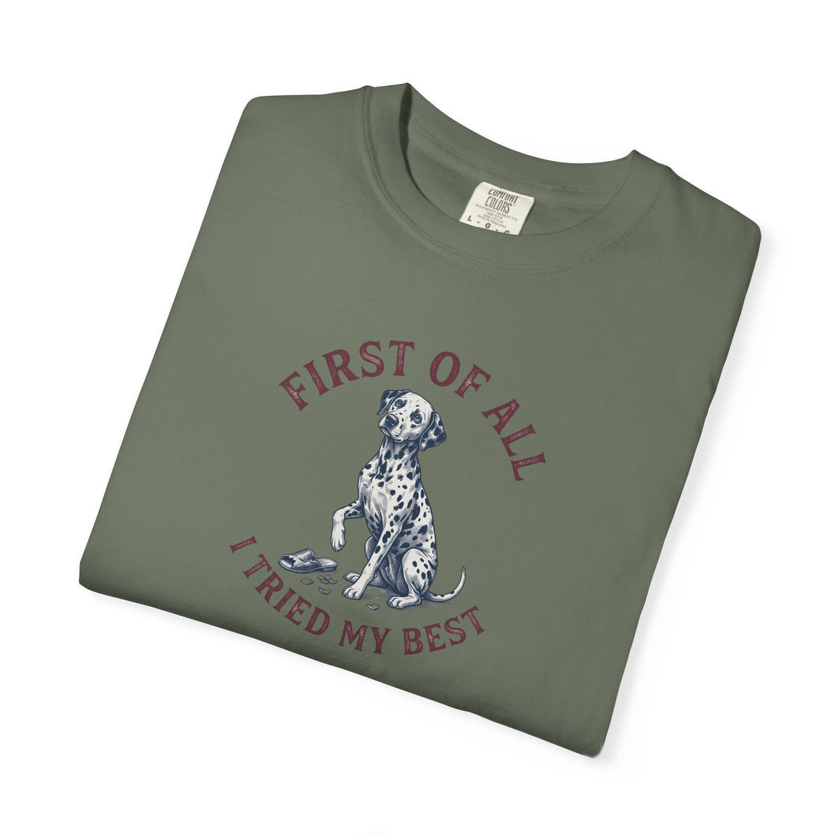 First Of All I Tried My Best - Comfort Color 1717 T-Shirt