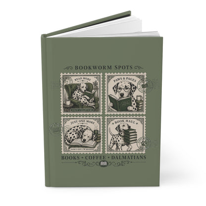 Bookworm Spots - Hardcover Journal - Moos