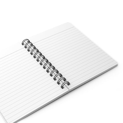 Off To Steal Your Candy - Spiral Journal - White