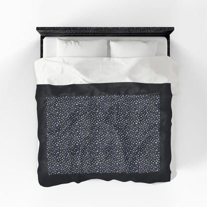 Dalmatian White Spots Velveteen Plush Blanket