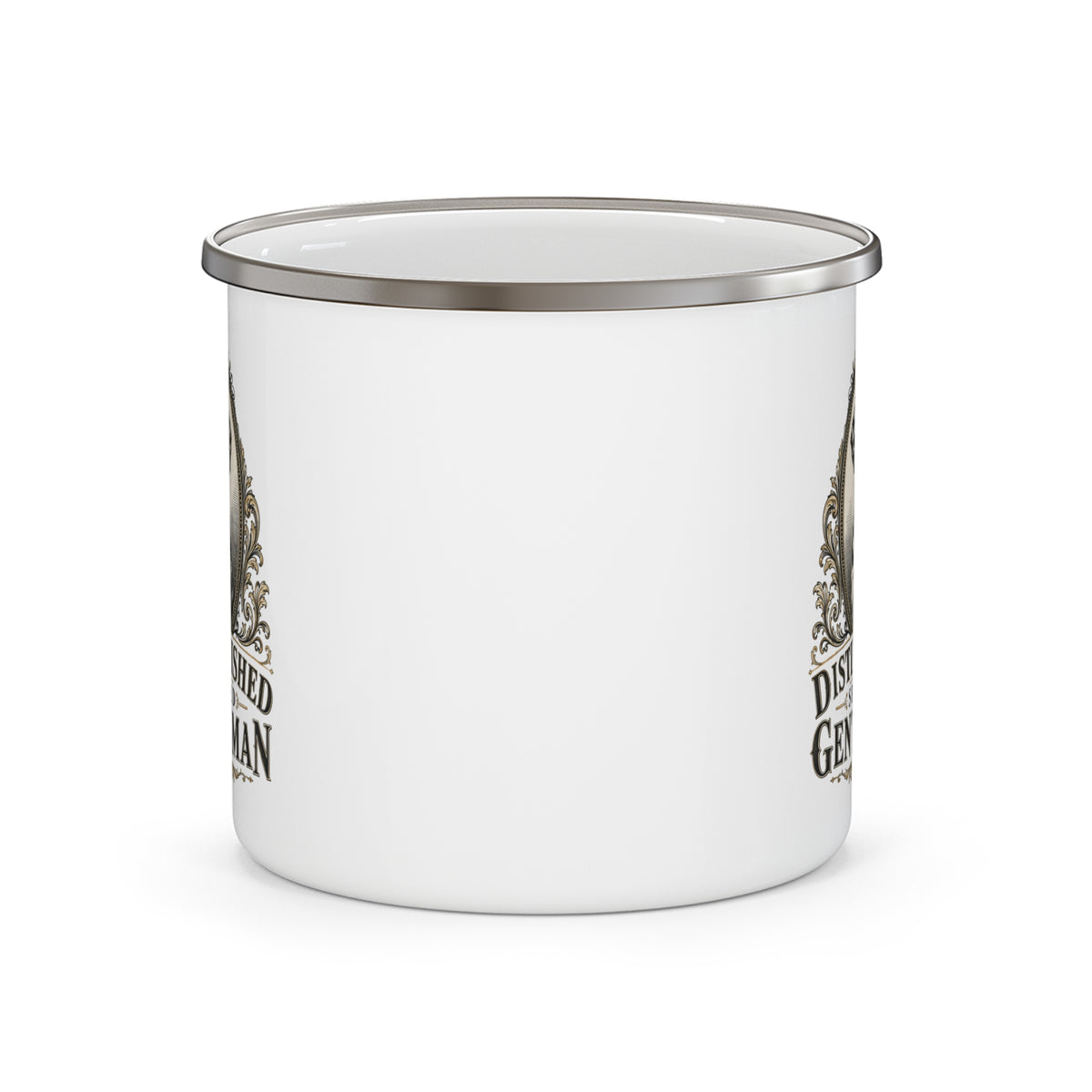 Distinguished Spotted Gentleman - Enamel Mug 12oz
