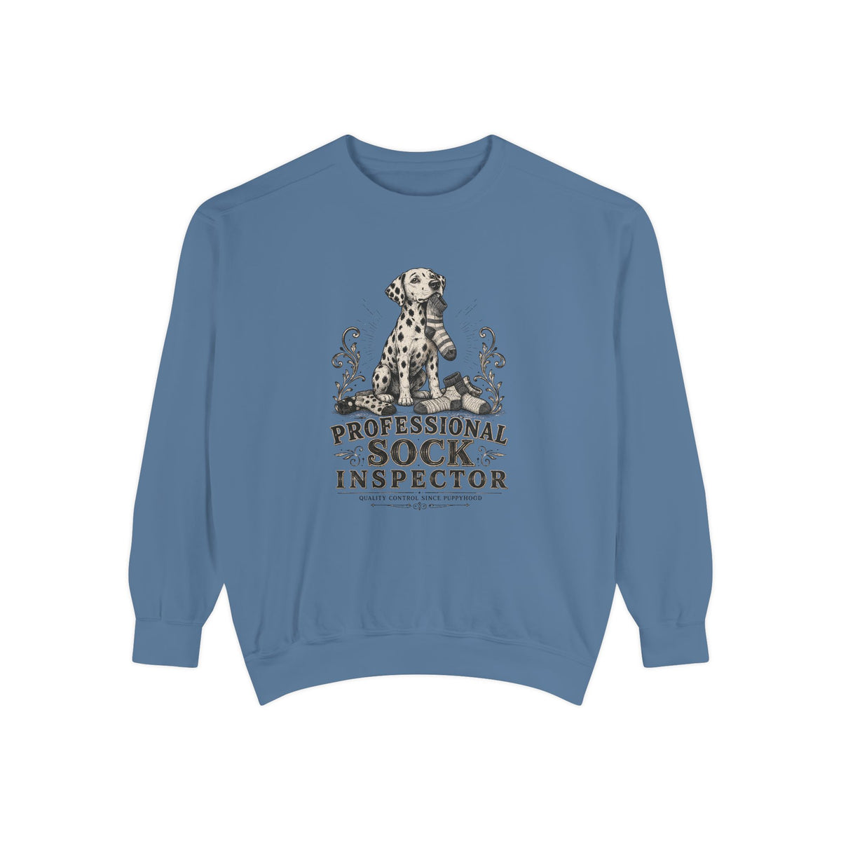 Professional Sock Inspector - Comfort Colors 1566 Crewneck Sweatshirt